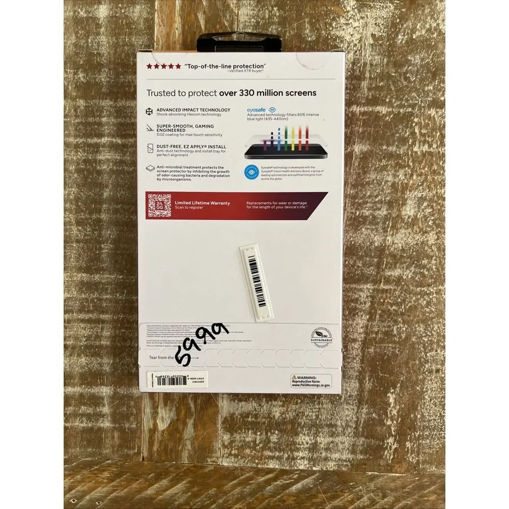 ZAGG Invisible Shield XTR3 Screen Protector for Apple iPhone 15 Plus‎